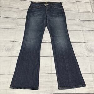 7 For All Mankind Jeans Womens 30 Blue Denim Bootcut Made in USA U075080U-080U